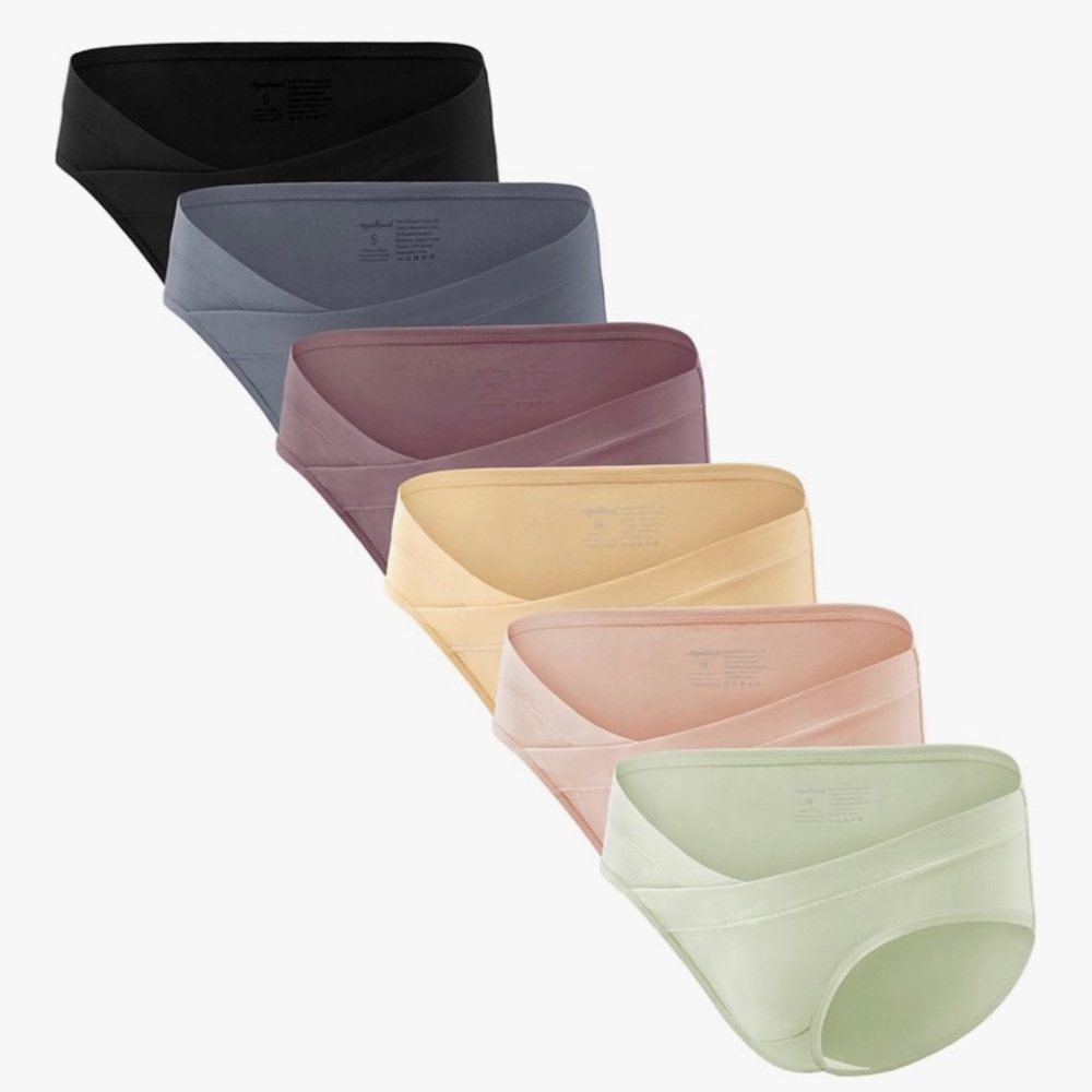 Maternity women’s Assorted Color Underwear Set with 6 pack